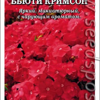 Флокс Друммонда Бьюти Кримсон, 0,2 г